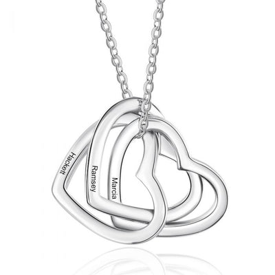 Personalized Gifts For Mom- Heart Shaped Necklace