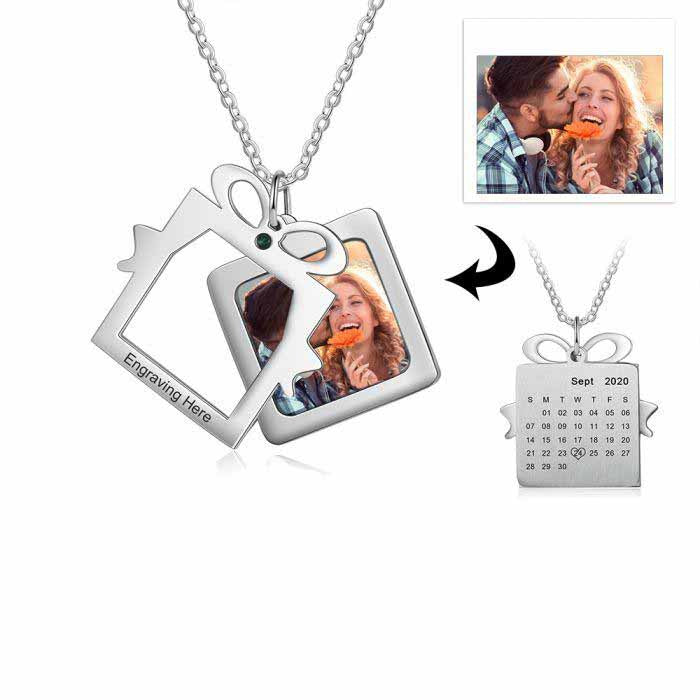 Personalized Photo Necklace With Picture Inside- Best Jewelry For Christmas Gifts