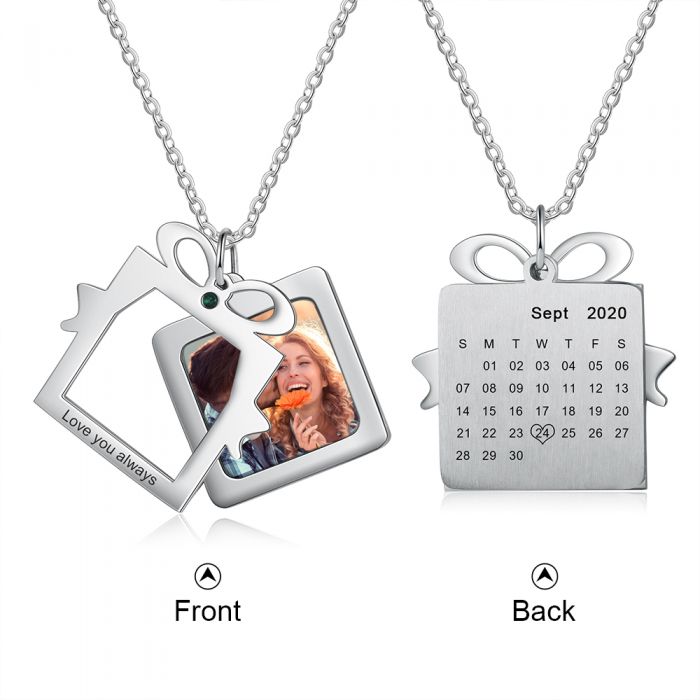 Personalized Photo Necklace With Picture Inside- Best Jewelry For Christmas Gifts