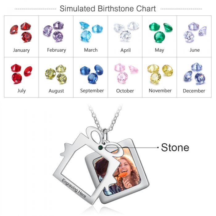 Personalized Photo Necklace With Picture Inside- Best Jewelry For Christmas Gifts