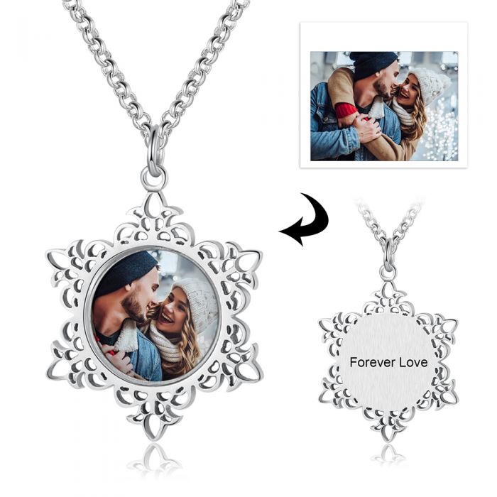 Photo Necklace for Christmas Gift-Necklace With Picture Inside