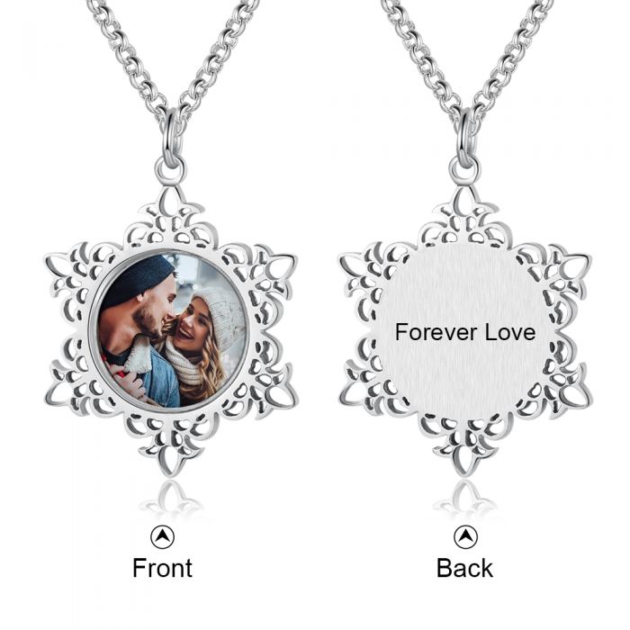 Photo Necklace for Christmas Gift-Necklace With Picture Inside