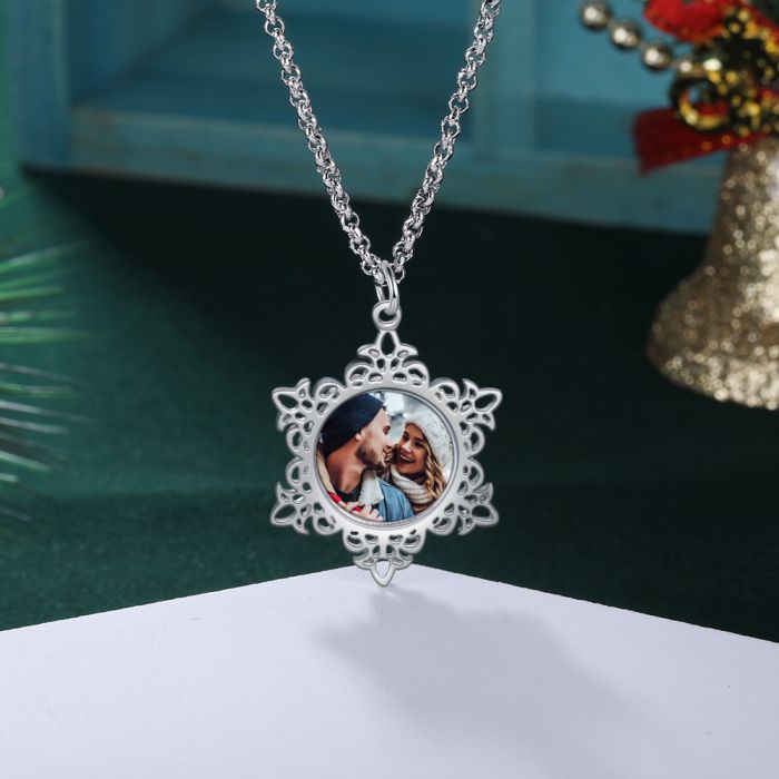 Photo Necklace for Christmas Gift-Necklace With Picture Inside