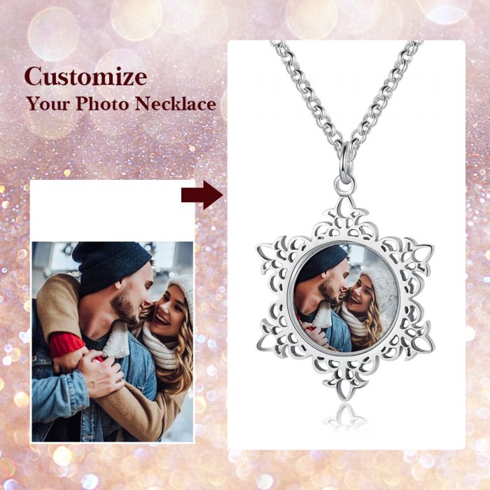 Photo Necklace for Christmas Gift-Necklace With Picture Inside