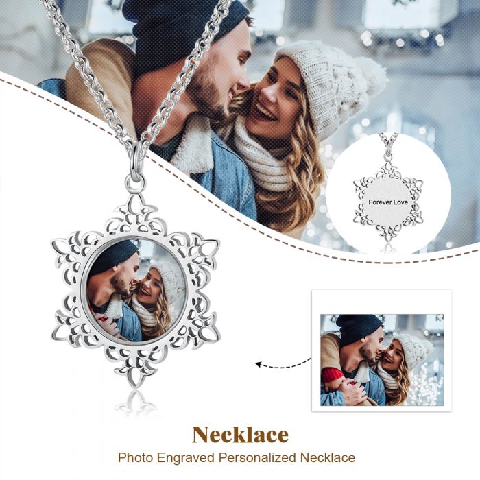 Photo Necklace for Christmas Gift-Necklace With Picture Inside