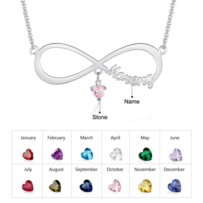 Infinity Name Necklace- Best valentines Day Gifts For Girlfriend