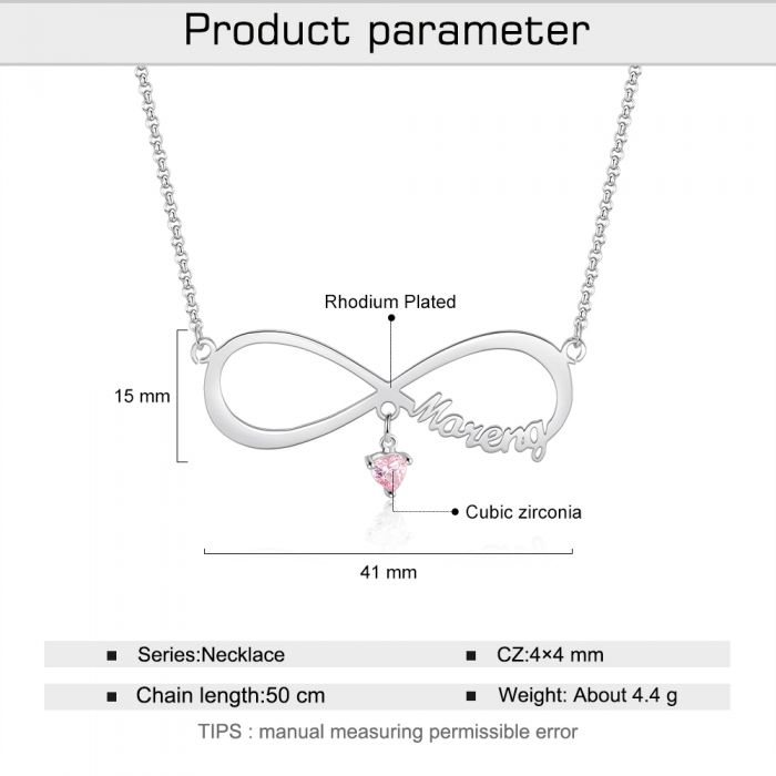 Infinity Name Necklace- Best valentines Day Gifts For Girlfriend