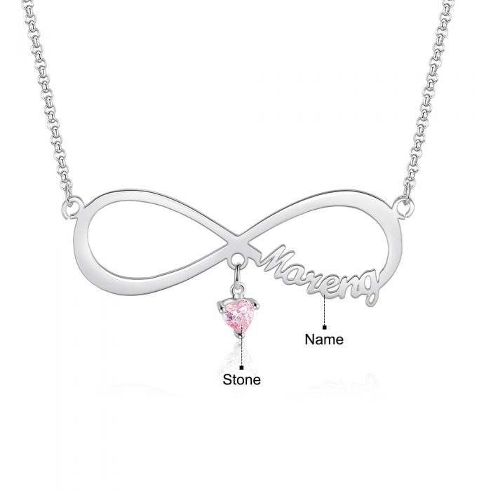 Infinity Name Necklace- Best valentines Day Gifts For Girlfriend