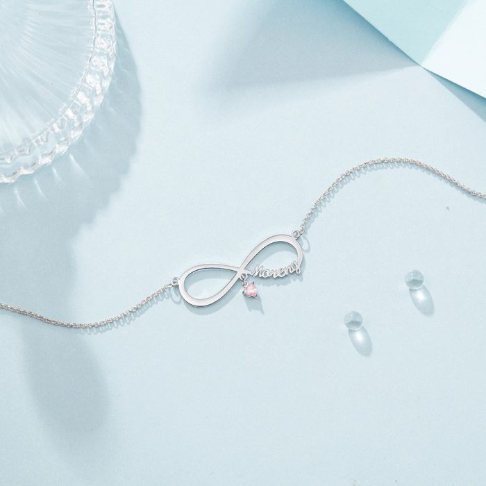 Infinity Name Necklace- Best valentines Day Gifts For Girlfriend