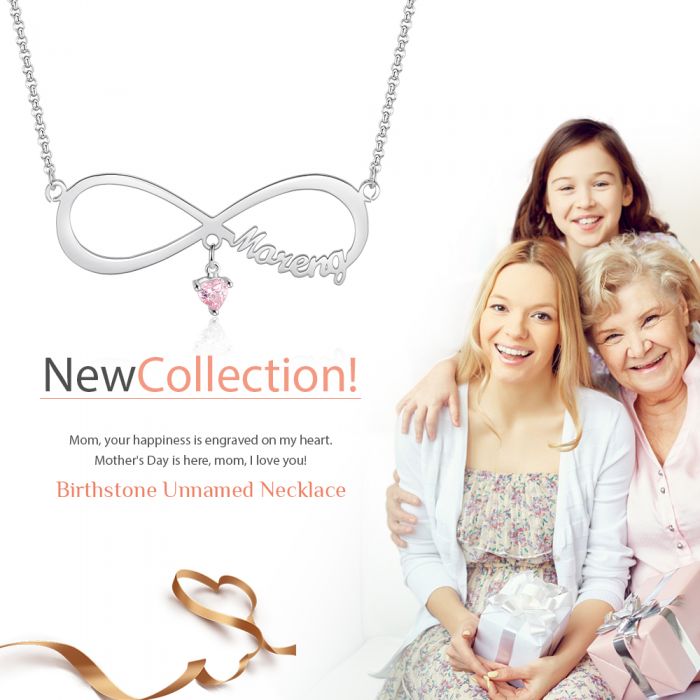 Infinity Name Necklace- Best valentines Day Gifts For Girlfriend