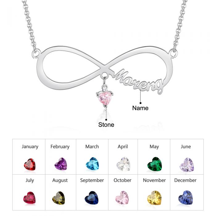Infinity Name Necklace- Best valentines Day Gifts For Girlfriend