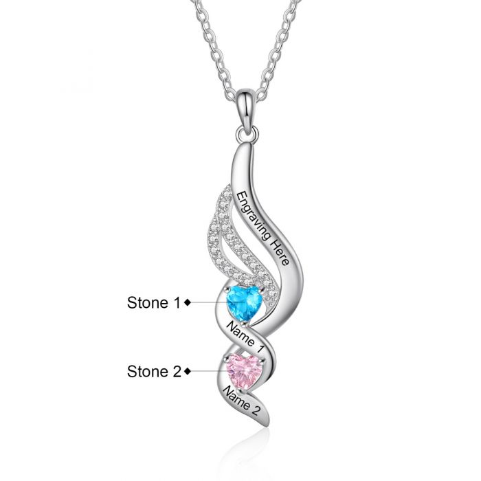 Customized Birthstone Necklace For Mom- Best Mothers Day Gifts