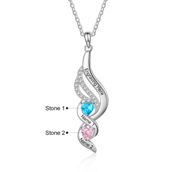 Customized Birthstone Necklace For Mom- Best Mothers Day Gifts
