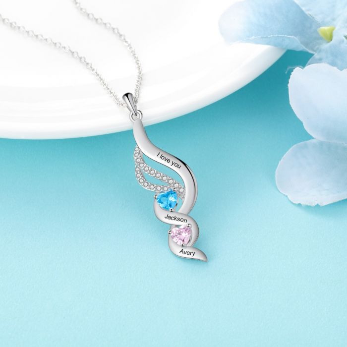 Customized Birthstone Necklace For Mom- Best Mothers Day Gifts