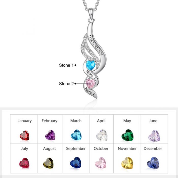 Customized Birthstone Necklace For Mom- Best Mothers Day Gifts