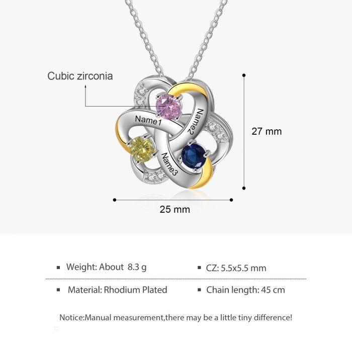 First valentine Gift For Girlfriend-Gold Plated Flower Necklace