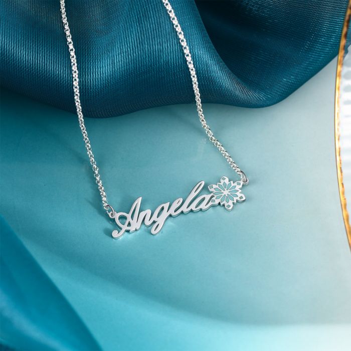 Personalized Snowflake Name Necklace- Best Christmas Gifts