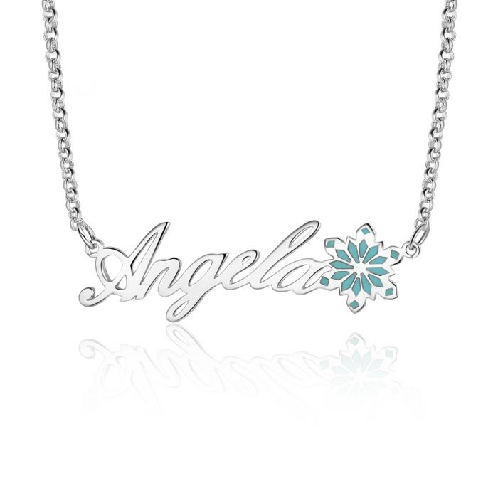 Personalized Snowflake Name Necklace- Best Christmas Gifts