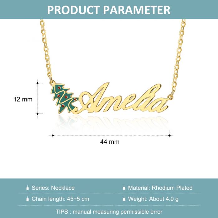 Custom Name Necklace- Best Christmas Gift Idea- Necklace With Name On It