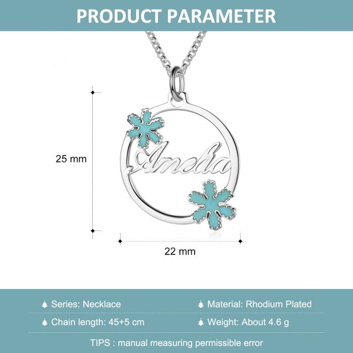 White Gold Plated Personalized Name necklace- Best Christmas Gift Ideas For Women