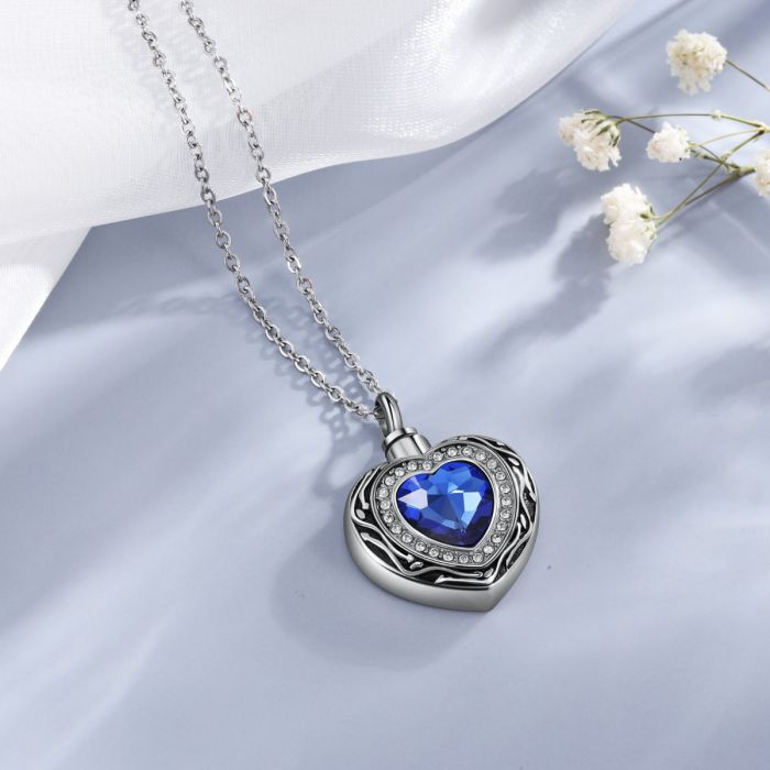 Urn Necklace For Ashes-Personalized Cremation Necklace- Memorial Keepsake