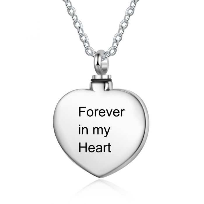 Urn Necklace For Ashes-Personalized Cremation Necklace- Memorial Keepsake