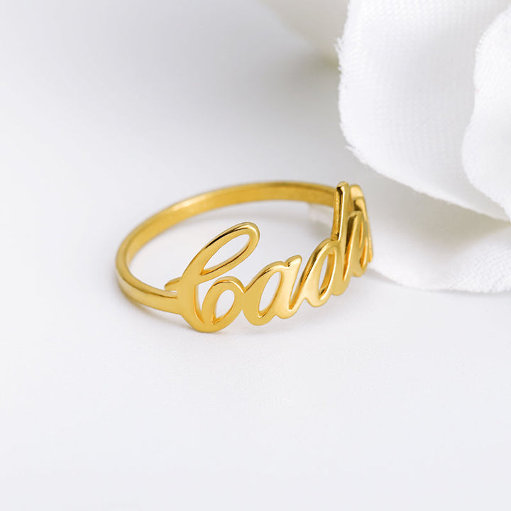 Personalized Name Ring- Best Gifts For Women