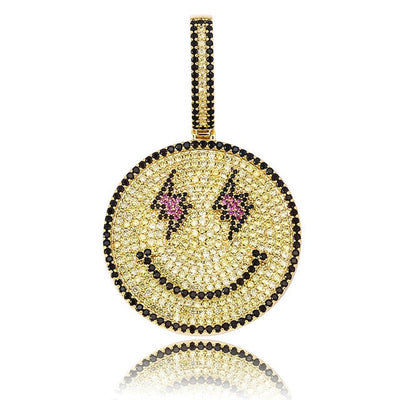 Hip-hop Smiling Face Emoji Pendant