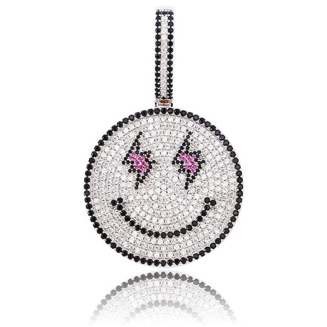 Hip-hop Smiling Face Emoji Pendant
