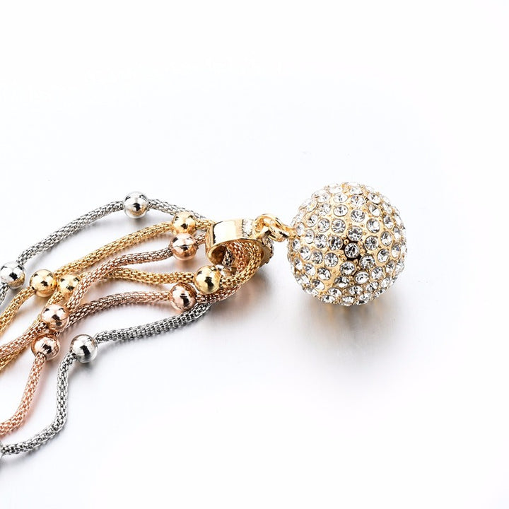 Rhinestone Pendant Necklace