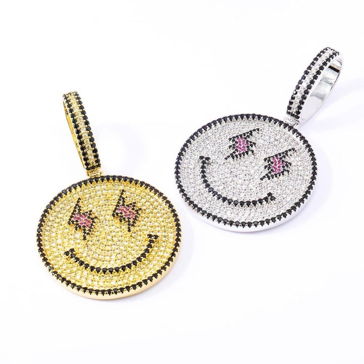 Hip-hop Smiling Face Emoji Pendant