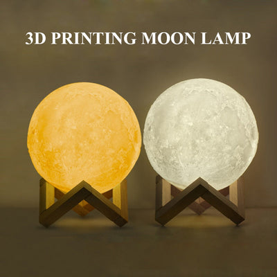 Custom 3D Photo Moon Lamp For Mom -FCC Certified