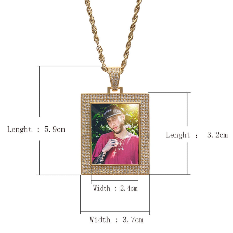 Necklace With Picture Inside- Memorial Necklace With Picture