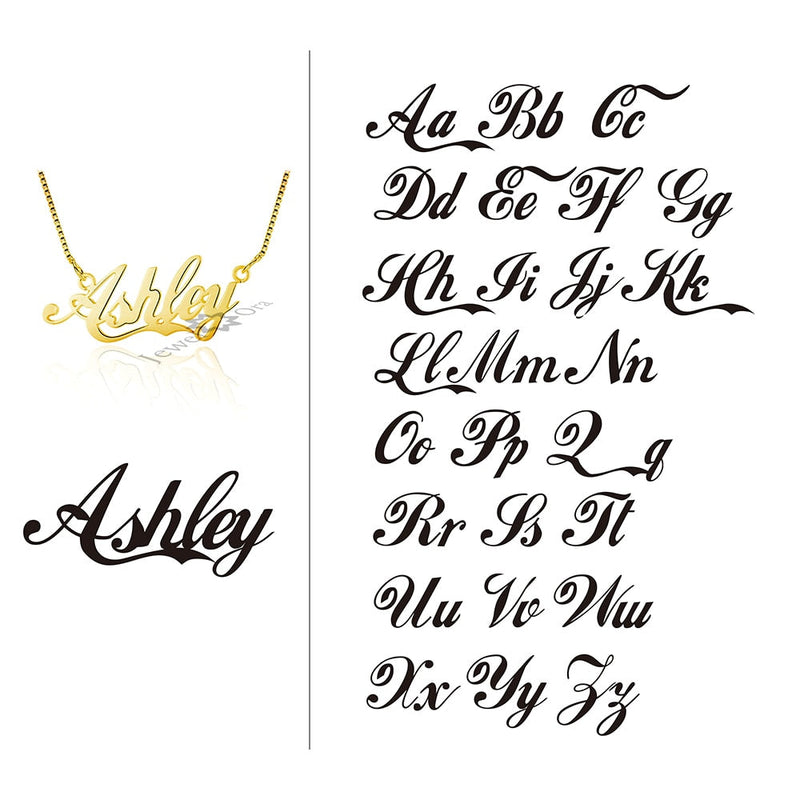 Personalized Name Necklace- Exclusive Valentine&