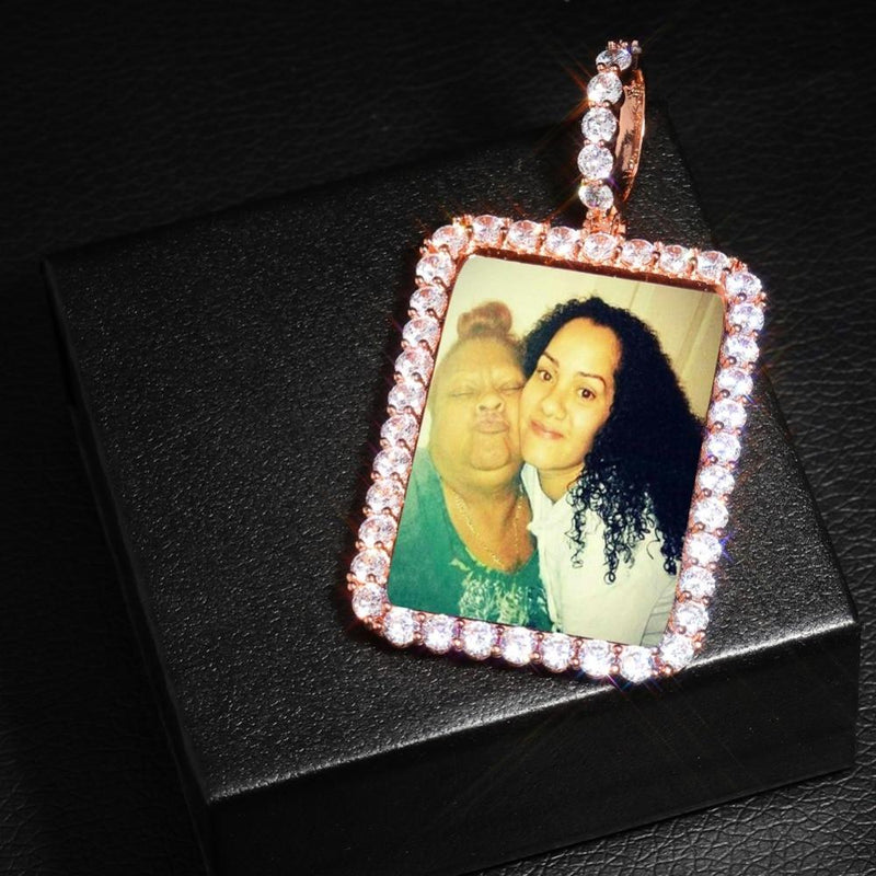 Custom Picture Necklace- Hip Hop Jewelry
