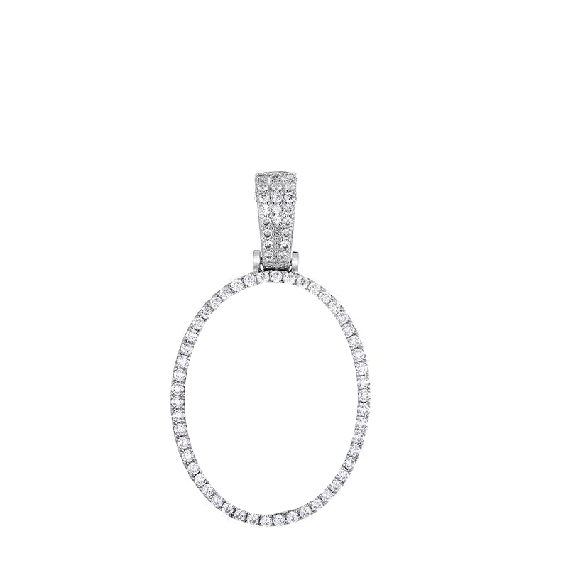 Memory Pendant- Hip Hop Pendant-Oval Pendant Necklace