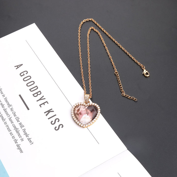 Custom Heart Pendant With Picture- Best Necklace With Picture Inside