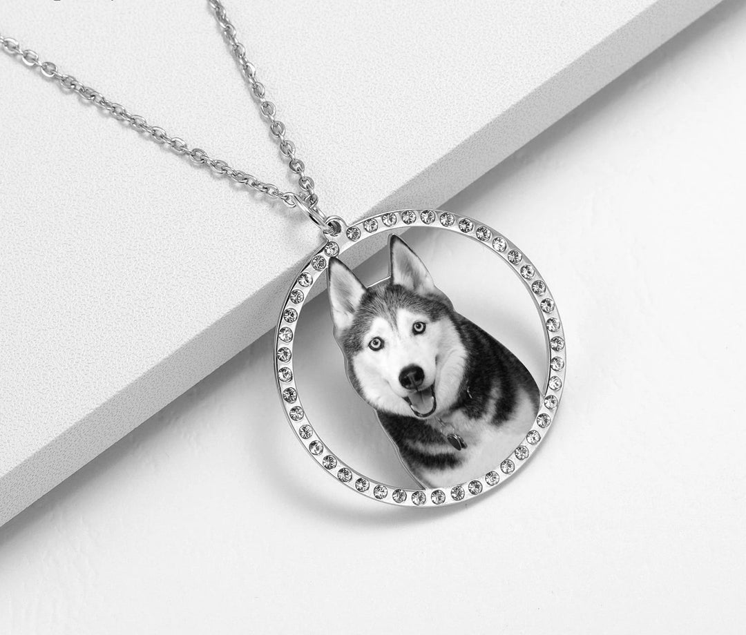 Personalized Photo Medallion Necklace