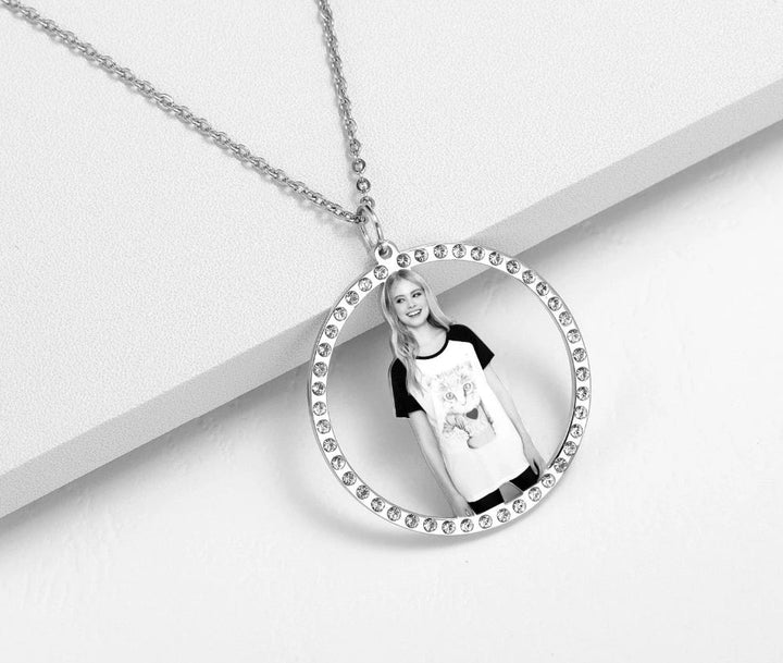 Personalized Photo Medallion Necklace