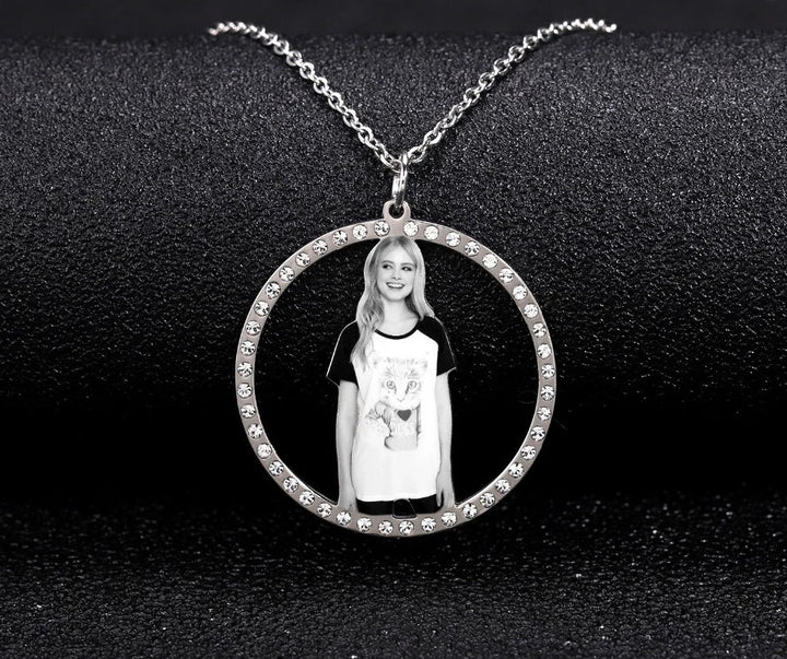 Personalized Photo Medallion Necklace