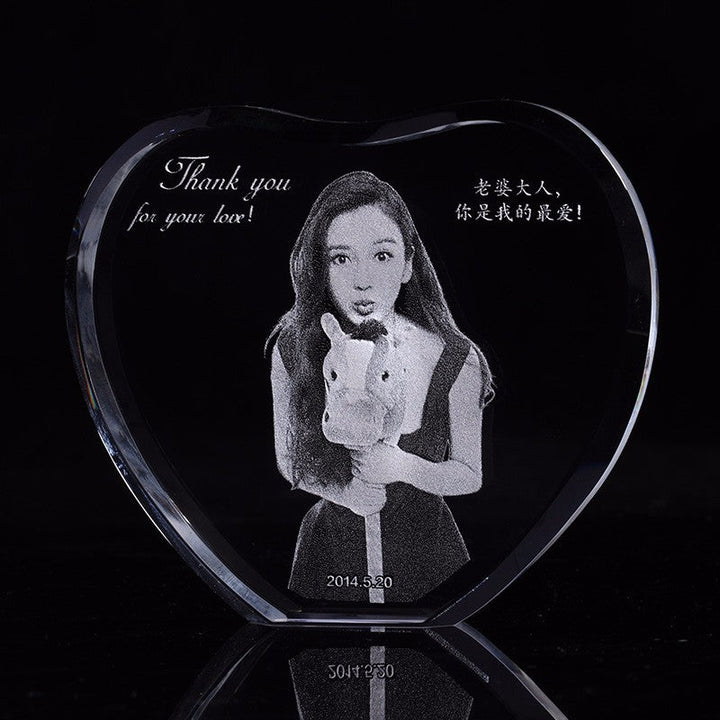 crystal picture frames 
