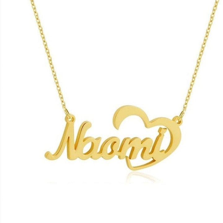 Personalized Heart Name Necklace