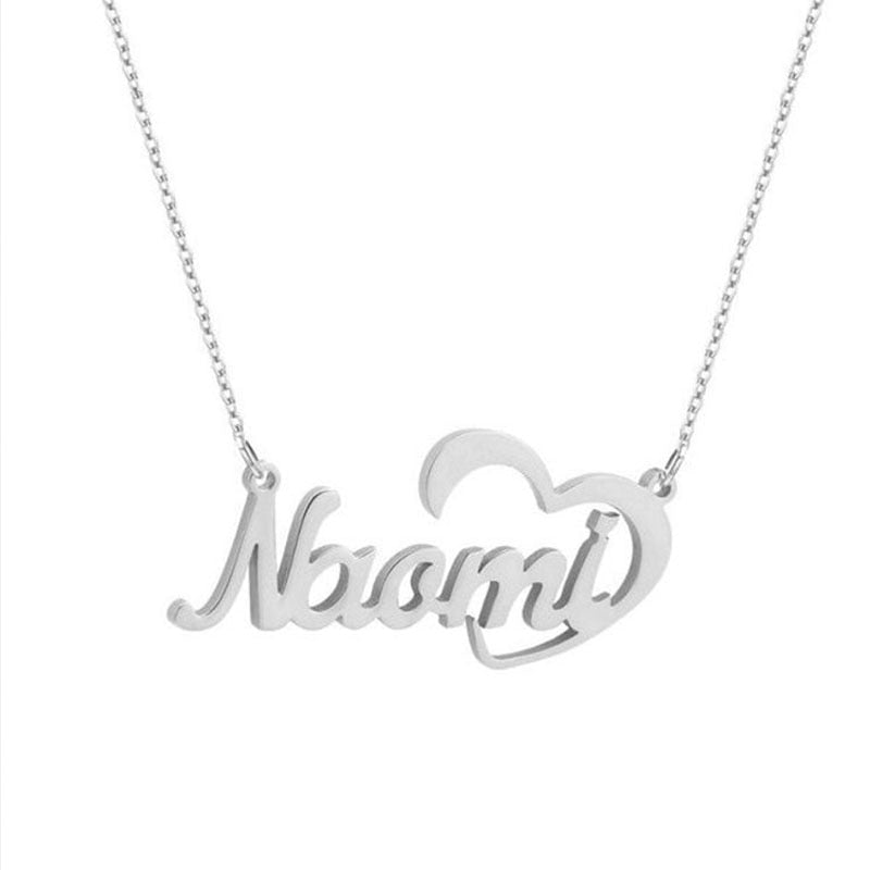 Personalized Heart Name Necklace