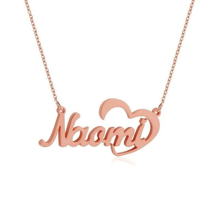 Personalized Heart Name Necklace