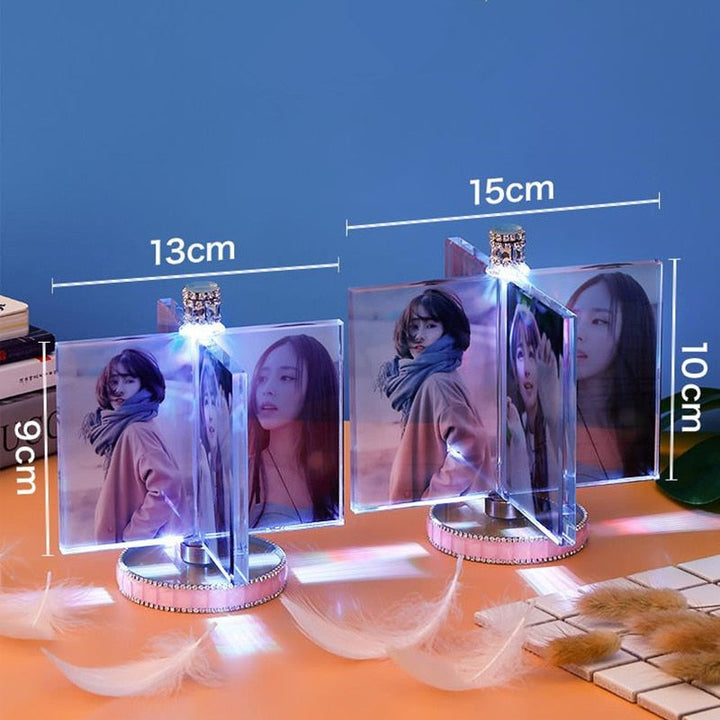 rotated glass picture frames