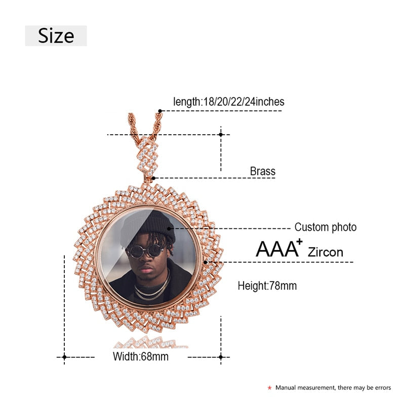 Custom Photo Necklace For Men