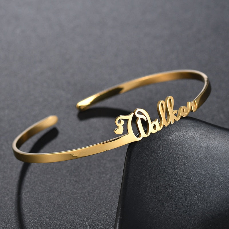 Customized Name Cuff Bangle Cartier Bracelet