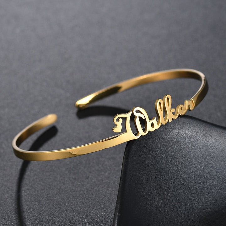 Customized Name Cuff Bangle Cartier Bracelet