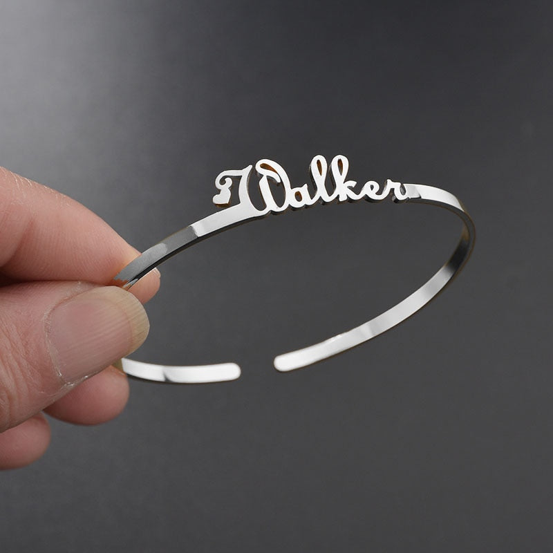 Customized Name Cuff Bangle Cartier Bracelet