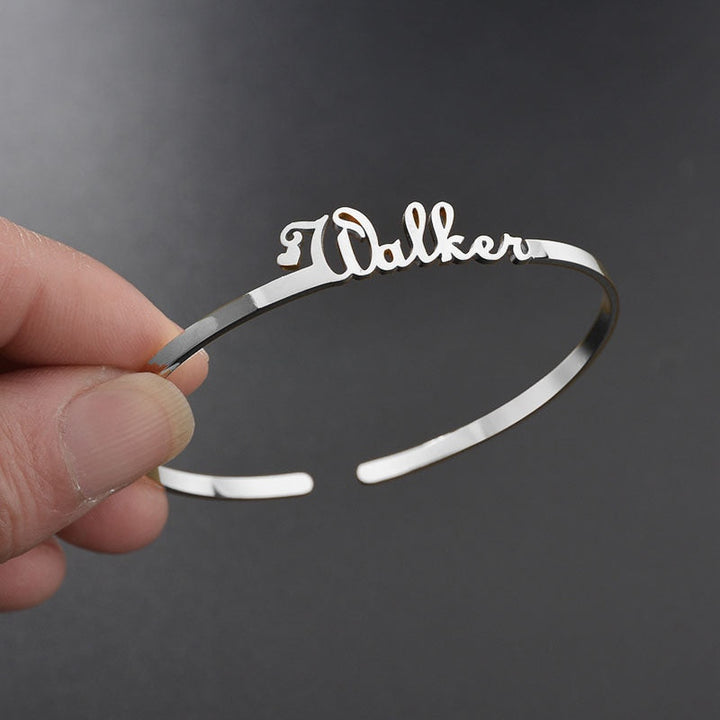 Customized Name Cuff Bangle Cartier Bracelet